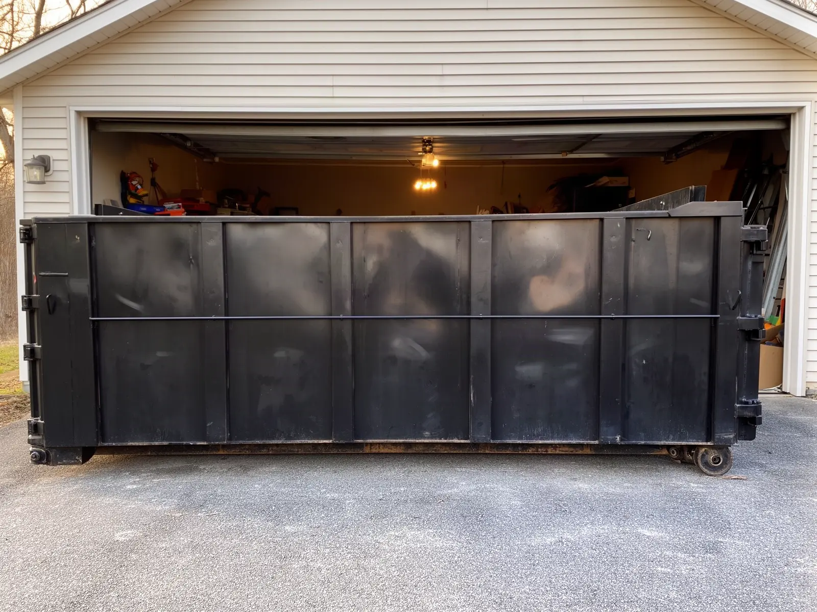 Roll-off dumpster from Tom's Tulsa Dumpster Co. in Tulsa, OK